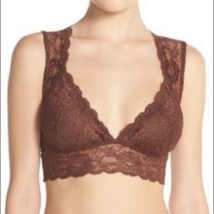 Free People open back lace bralette MEDIUM